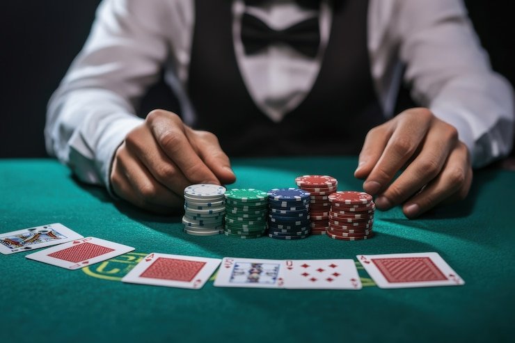 Live No Commission Baccarat table on hobimain login with dealer and card layout
